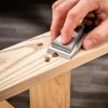 Bench Dog Small Chisel Plane - Flush Plane w/Hardened Blade & Open Front - Precise Woodworking Tools for Trimming & Shaving - Craft Tools Kit w/Case