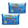 Waterless Shampoo Towels, 60 Sheets (30 Sheets x 2 Pieces), Wet Wipes, Nursing Care, Disaster Preparedness Goods