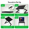 Adjustable Height and Angle Ergonomic Book Holder reading textbook stand for big