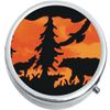 Bear Wolf Eagle Medicine Vitamin Compact Pill Box