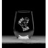 Winosaur stemless wine glass, 17 oz
