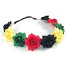 Kiwi Daisy Rasta Floral Crown Flower Headband