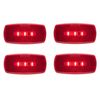 Optronics MCL32RBS Surface Mount LED Marker Clearance Light with Reflex (4)