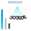 CableDeconn High Speed 6Gbps Sata 6 SATA Cable SAS Cable for Server 6 Pieces (1m)