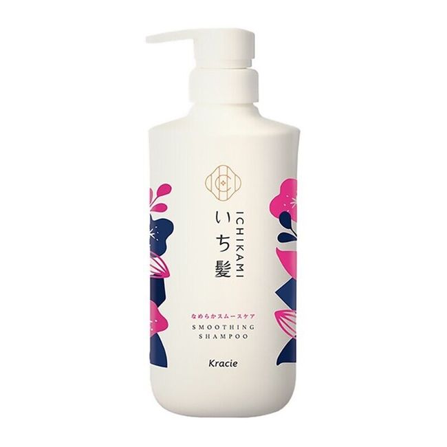 Kracie ICHIKAMI Nameraka Smooth & Sleek Hair Care Shampoo - 480ml Version 2023