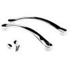 YINETTECH Polished Replacement Chromed Shower Bath Door Handle Knob Arc shape
