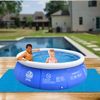Crystals Swimming Pool Ground Protector Floor Mat Slip Resistant Base Ground (50cmx50cm)