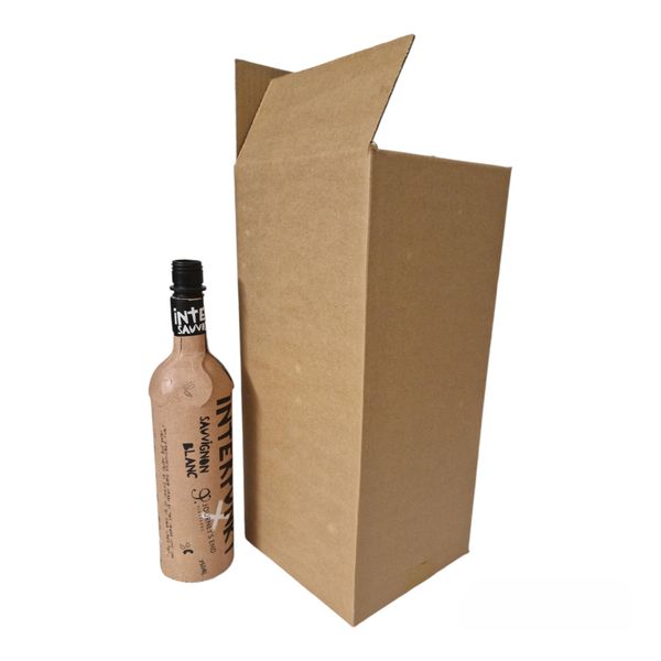 Single Wall Case Glued Postal Shipping Box 6.5 x 6.5 x 15" Pack 5