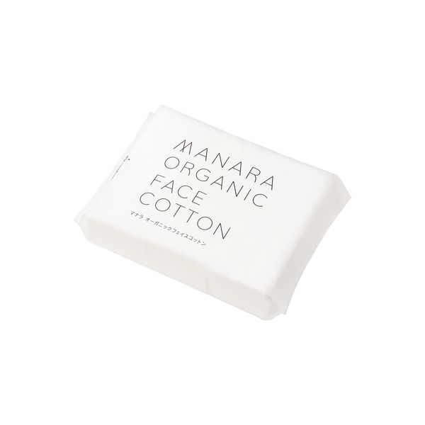 Manala Organic Face Cotton, 60 Sheets (Wiping Face Wash)
