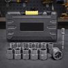 14PCS Impact Bolt Extractor Set Nut Remover Stripped Extraction Socket Tools