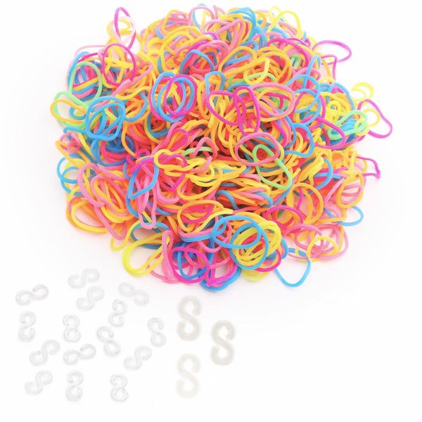 Toyland® Loom Band Refill Pack - 600 Loom Bands (Bold)