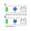 Marine 19MM  12V Waterproof On/Off Latching Push Button Switch Red LED w/Wires