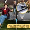 TIESOME 3Pcs Trampoline Spring Pull Tool Kit, Trampoline T-Hook Puller Spring Pull T-Shape Hook with Plastic Handle Trampoline Accessories