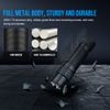 2250 Lumens Magnetic Tactical LED Flashlight Rechargeable Waterproof EDC Torch