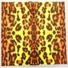 5 Pack Decoupage Paper Napkins Material Handmade Leopard Animal Pattern Yellow