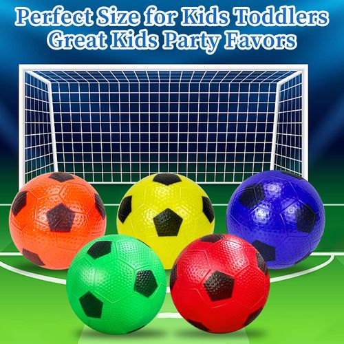 Ynanimery 12 Pack Mini Soccer Balls for Kids, Inflatable 4 Inch Mini Footballs for Party Bags Outdoor Games Sports Ball Toy Kickball with Pump Beach Garden Toy Boys Gift