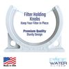 Mounting Bracket for Inline Water Filters (Ice makers, Refrigerators, Undersi...