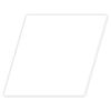 Plexiglas® Cut 3-50 cm - Square White, Size: 11 cm, Pack of 1