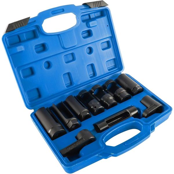 10 Pack Oxygen Sensor Socket Set Sensor Oil Pressure Sending Unit Removal Tool