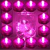 12 Pack PINK Submersible Waterproof Underwater Battery LED Tea Light~Wedding