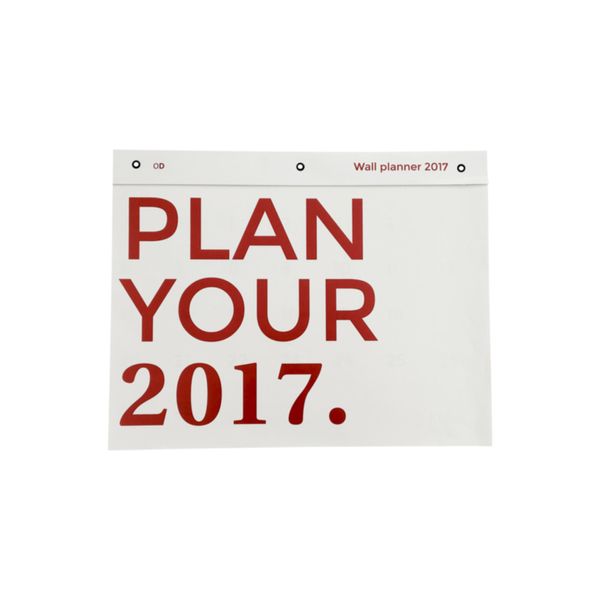 OCTAGON DESIGN A3 2017 Wall Planner