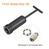 sourcing map G9 Light Socket Rings 8pcs Lamp Shade Holder Ring Replacement M20 with 2pcs Removal Tool Set