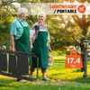 4 Step Ladder with Handrails, Folding Step Stool with Widened Anti-Slip Pedal