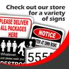 Basic Home Electrical Repairs Class Write On Me Red 18x24 in Single Sided Yard Road Sign w/Stand