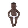 Miniland Educational - 15.75'' Anatomically Correct Newborn Baby Doll, African Boy