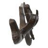 Rustic Cast Iron 2 Lovebirds On Tree Branch Multi Points Wall Hooks 12.5" Long