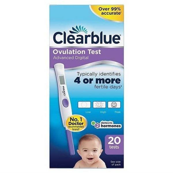 Clearblue Advanced Digital Ovulation Test-Pack of 20 Sticks