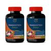 digestive supplement - MANGOSTEEN Extract Complex - antioxidant formula 2 Bottle