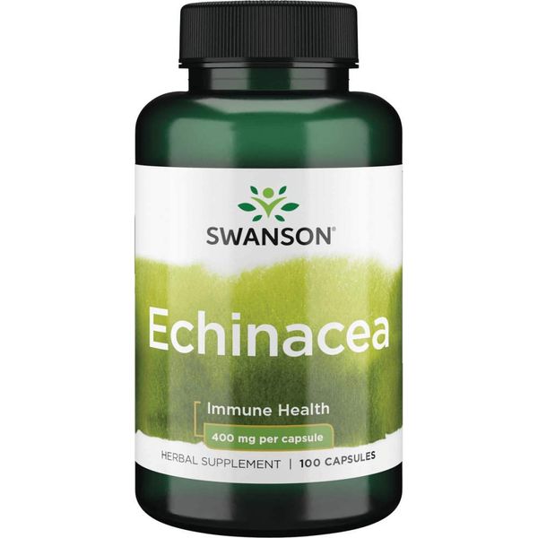 Swanson Echinacea 400 Milligrams 100 Capsules