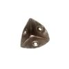 CASE BOX CRATE CORNER BRACKET 28MM NP WITH FIXING SCREWS ( pack of 32 )