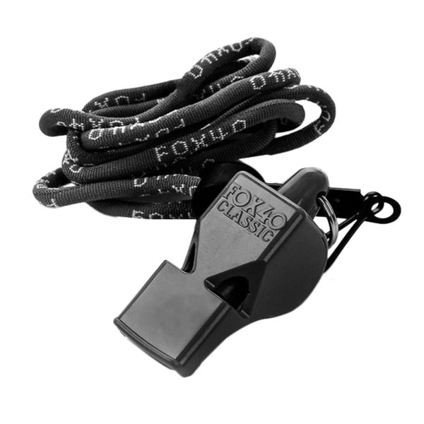 Fox 40 Classic Safety Whistle C/W Wrist-Lanyard Red, regular