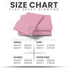 Gaveno Cavailia Super Soft Plain Dyed Diamond Flat Sheet [ Double - Pink ]
