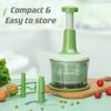 Manual Food Processor -Salsa Maker Hand Chopper Blender As Seen On ... Fast Ship