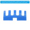 PATIKIL Badminton Strings Racket Load Spreader 2pcs Embedded Racket High Pound Load Adapter Protector String Machine Tool Blue