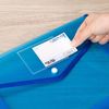 A4 7 Colors PCS Thickened Transparent File Bag Mesh Bag PP Plastic Material Plas