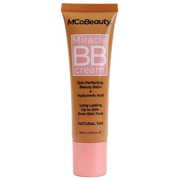 MCoBeauty Miracle BB Cream Natural Tan Skin-Perfecting Coverage for Effortles...