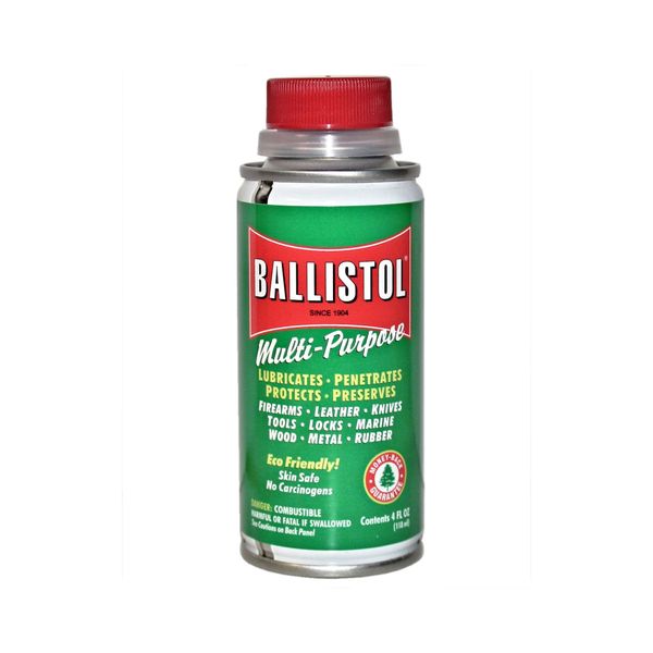 Ballistol Multi-Purpose Lubricant Cleaner Protectant, 4-Ounce, BO120045, Green