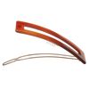 France Luxe Cutout Rectangle Tige Boule Barrette - Tortoise