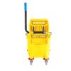 26 QT Yellow Space Saving Combo Mop Bucket and Side Press Wringer Lavex