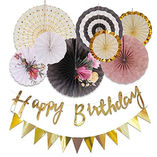 Paper Fan (Paper Fan Birthday Kit, Floral Pattern)