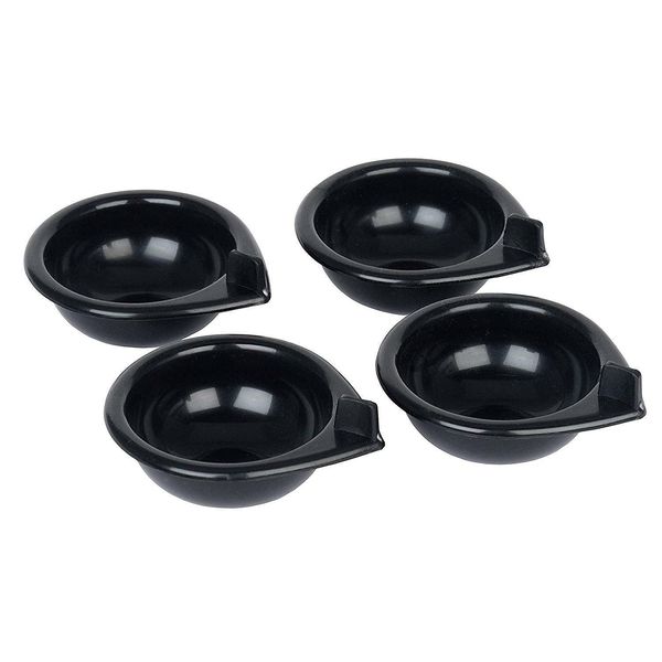 Muddy Hands Pack of 4 - Replacement Black Plastic Egg Poacher Cups