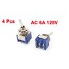uxcell A15062200ux0651 2 Position 6Pins DPDT ON-Off Micro Mini Toggle Switch AC
