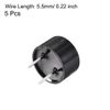 sourcing map 85dB 3V Passive Electronic Buzzer Electromagnetic Beep Tone Alarm Ringer 5Pcs