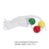 Brock String, Vision Convergence Training Ball, Front Sight Focus String Vision Sight Focusing Vision Training Tool, for Focus Training Vision Improve(Type B bright)