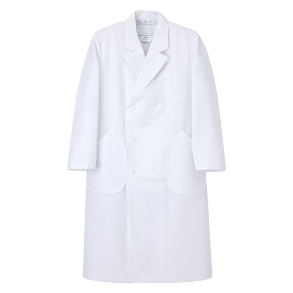 (nagaire-ben) nagaileben at Men's Double Cloth Long Sleeve Doctor Outfits White Coat Hk – 10 - whites