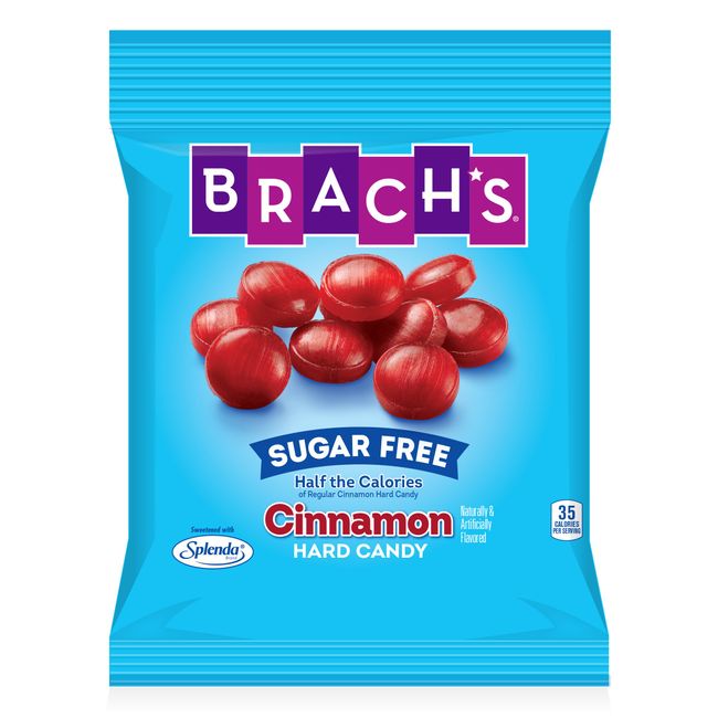 Brach's Sugar Free Cinnamon Hard Candy, 3.5 Ounce Bag (Pack of 12